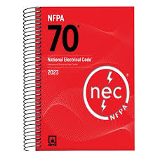 NFPA 70, National Electrical Code, 2023 Edition, Spiralbound ISBN: 978-1455929375