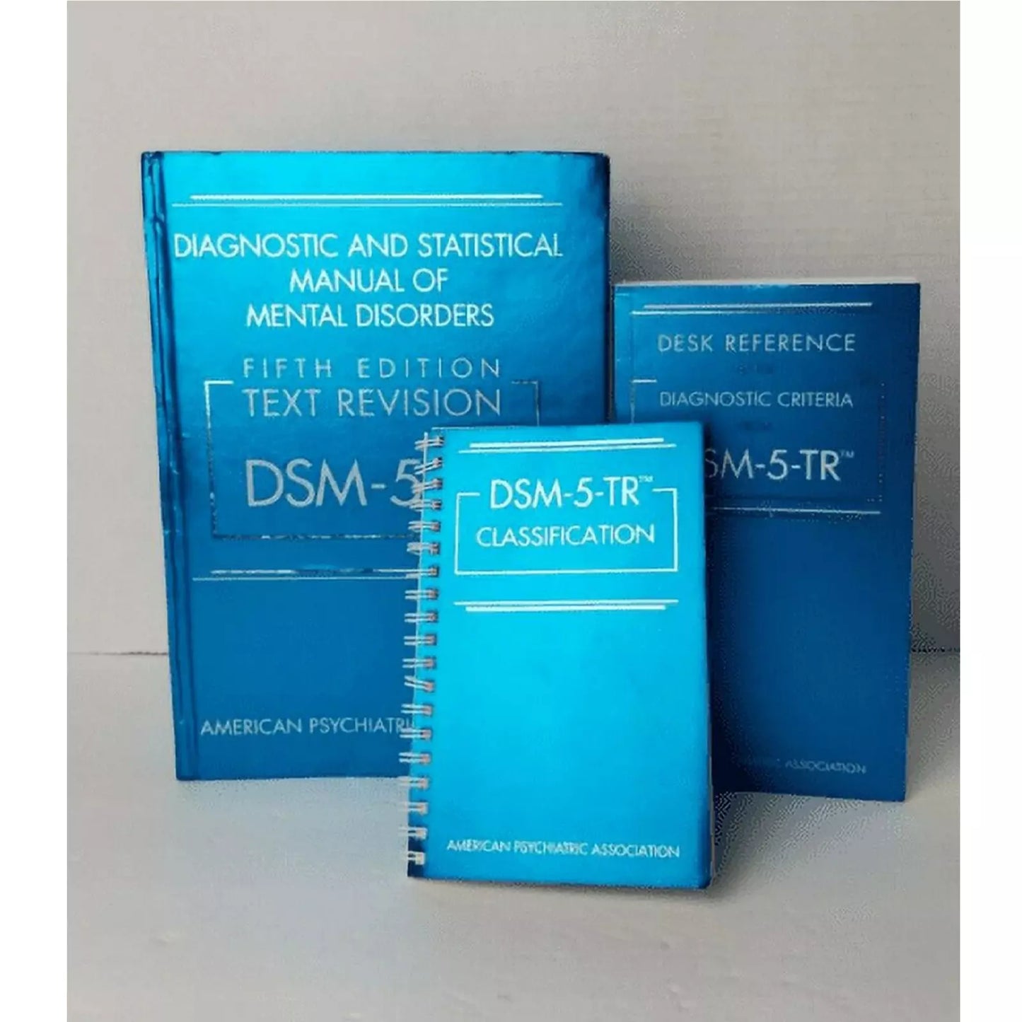 DSM 5 TR Hardcover & Desk Reference & Classification Spiral bound Combo Pack 978-0890425831 978-0890425756 978-0890425794