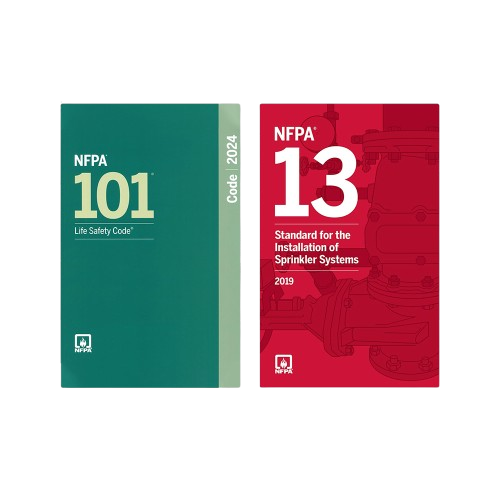 NFPA Life Safety & Sprinkler System Code Set – NFPA 101 & NFPA 13