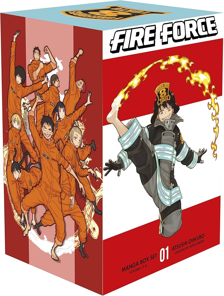 Fire Force Manga Box Set 1 (Vol. 1-6) Paperback by Atsushi Ohkubo ISBN: 9798888772584
