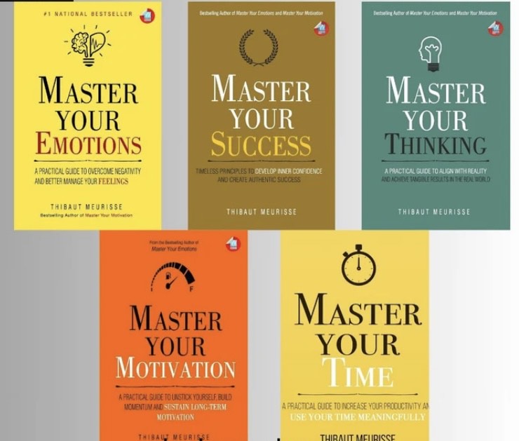 Master Your Emotions: 5-Book Self-Help Combo for Emotional Intelligence, Stability & Mental Wellness