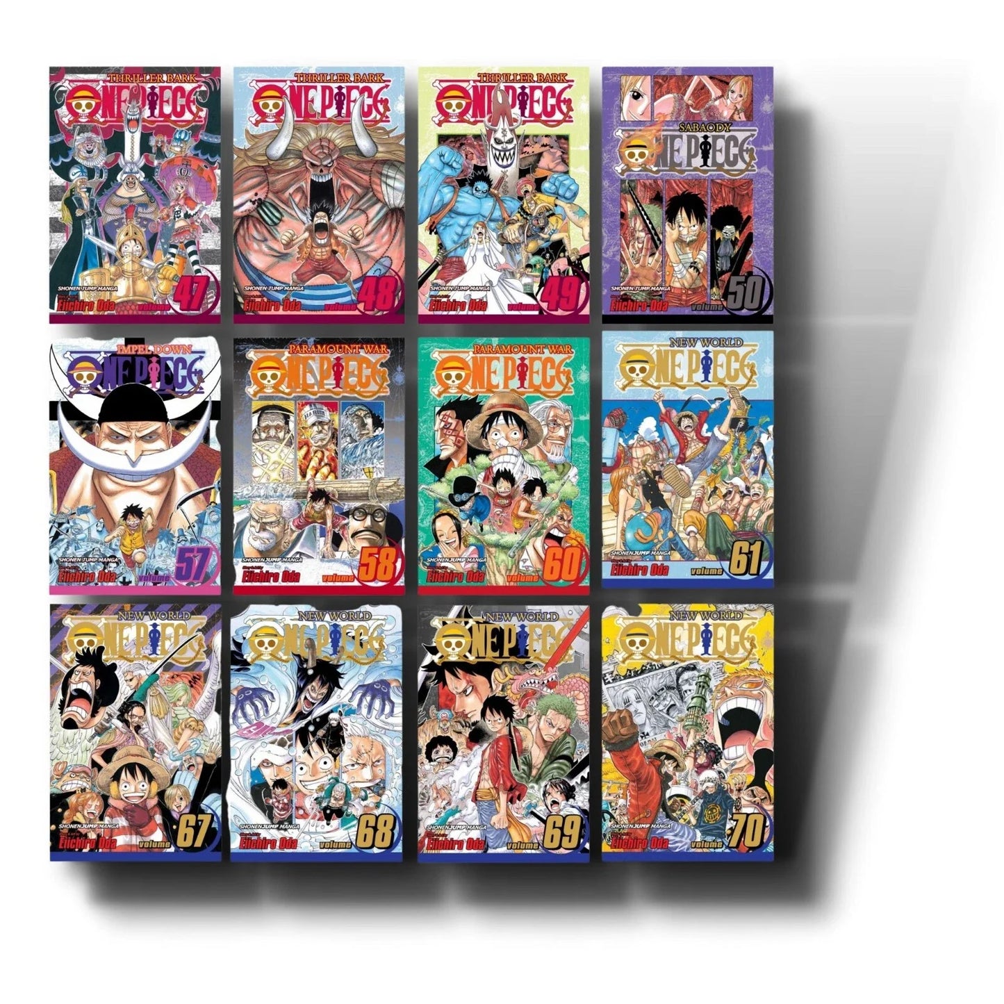 One Piece Manga Set (Volumes 47–70) Set 3— Thriller Bark to Punk Hazard Saga Full/Loose Set 🎁 Freebie: A free Manga Wall Poster