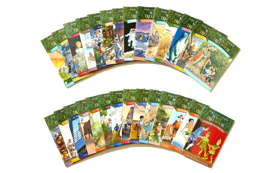 Magic Tree House Boxed Set, Books 1-28 Paperback – Box set ISBN: 9780375849916