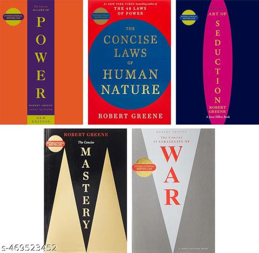 Robert Greene 5 Books Collection Set:The Concise 48 Laws Of Power,The Concise Laws of Human Nature,The Concise Mastery,The Concise Art of Seduction & The Concise 33 Strategies Of War(Concise Editions) Paperback