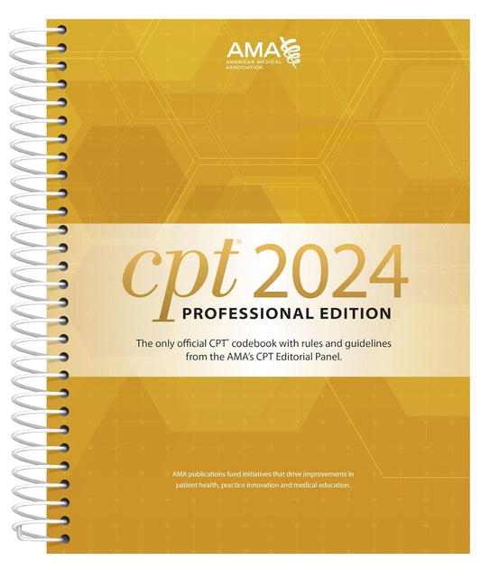 CPT Professional Edition 2024 1st Edition by American Medical Association
