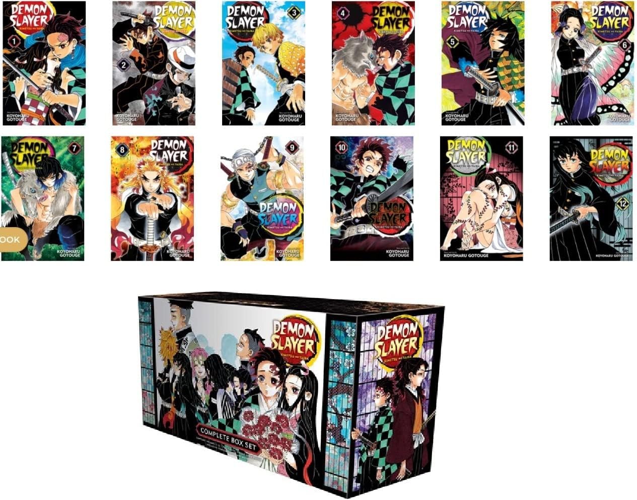 Demon Slayer: Kimetsu no Yaiba Vol 1-23 Comics Complete Manga Full/Loose Set  by Eichiro Oda Rare Excellent Condition 🎁 Freebie: A free Manga Wall Poster