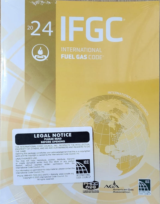 2024 International Fuel Gas Code 1st Edition ISBN: 978-1959851790