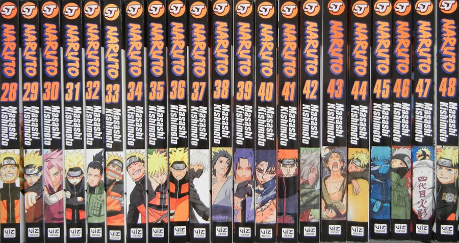 Naruto Manga Box Set 2: Volumes 28–48 ||  Comic Book Full/Loose Set  🎁 Freebie: A free Manga Wall Poster