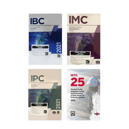 Complete 2021 Building & Fire Standards Bundle (IBC 2021 + IMC 2021 + IPC 2021 + NFPA 25)