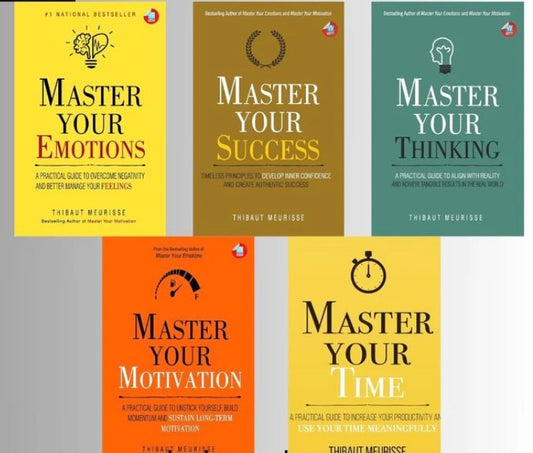 Master Your Emotions: 5-Book Self-Help Combo for Emotional Intelligence, Stability & Mental Wellness