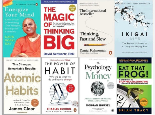 Mindset Mastery Collection: 8 Bestselling Books on Habits, Focus, Wealth & Personal Growth
