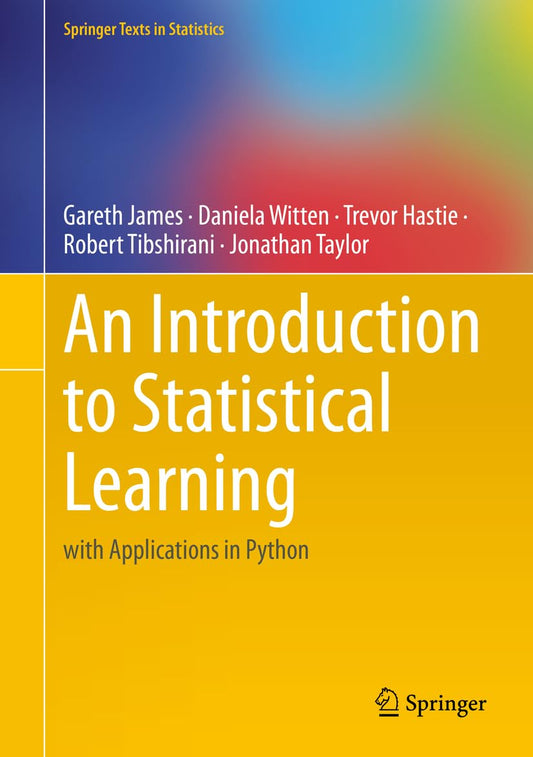An Introduction to Statistical Learning: with Applications in R (Springer Texts in Statistics) 2nd ed ISBN: 9781071614174