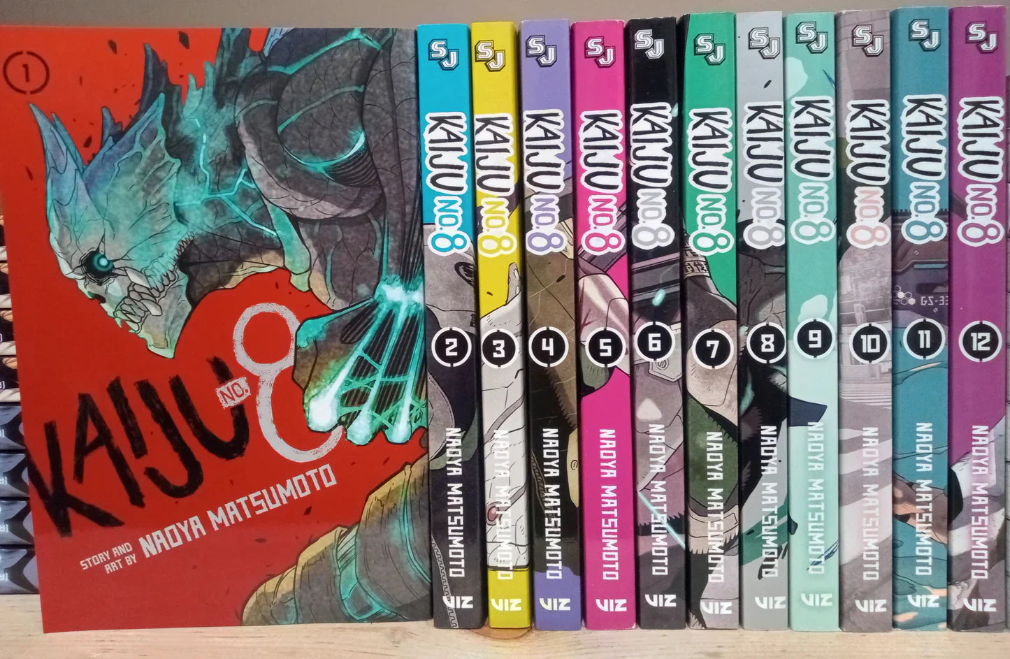 Kaiju No. 8 Manga Vol. 1-12 Manga Full/Loose Set  English by Naoya Matsumoto 🎁 Freebie: A free Manga Wall Poster