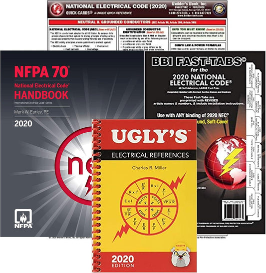 NEC 2020 Handbook with Fast TAB, Quick Card, UGLY's Electrical References 2020