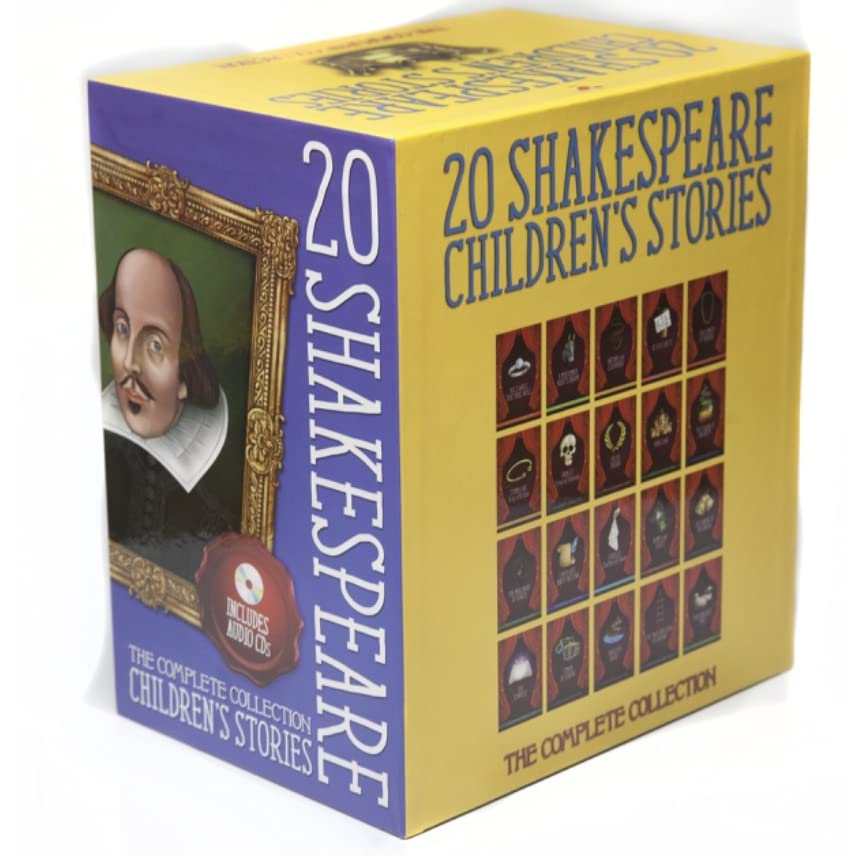 20 Children's Shakespeare Stories Hardback Set With Audio Cd's Hardcover