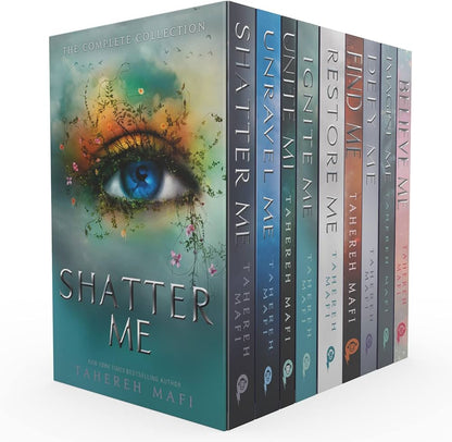 Shatter Me: The Complete 9-Book Box Set by Tahereh Mafi | Dystopian YA Romance Thriller (Paperback)