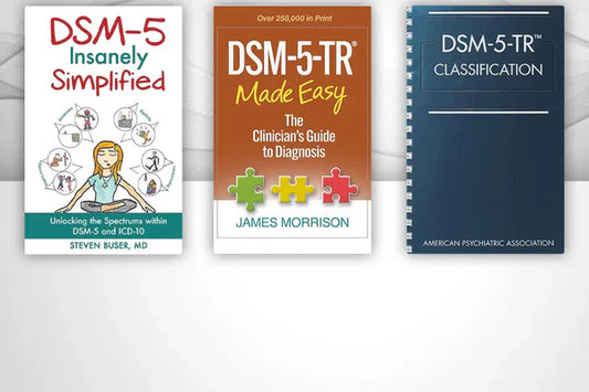 DSM-5 Simplified + DSM-5-TR Made Easy +DSM-5 Classification Combo - 978-1685030445, 978-1462551347, 978-0890425831