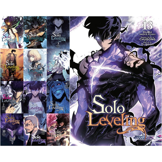 Solo Leveling Volumes 1-13 | Complete Manga Series Set by Chugong | 13 Book Collection FULL COLOR