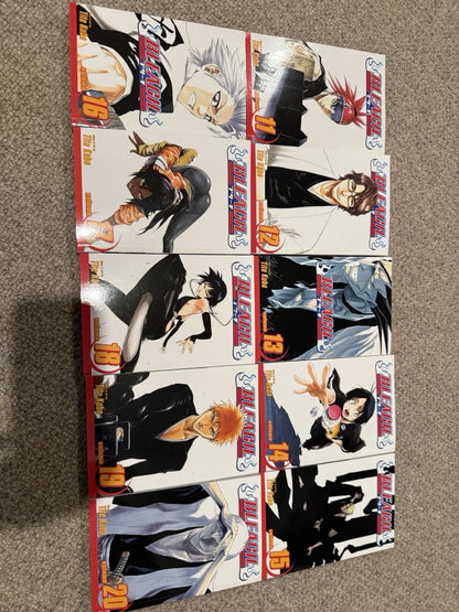 Bleach Manga by Tite Kubo Volumes 1-74 - Full/Loose Set  Story in English from Viz Media 🎁 Freebie: A free Manga Wall Poster