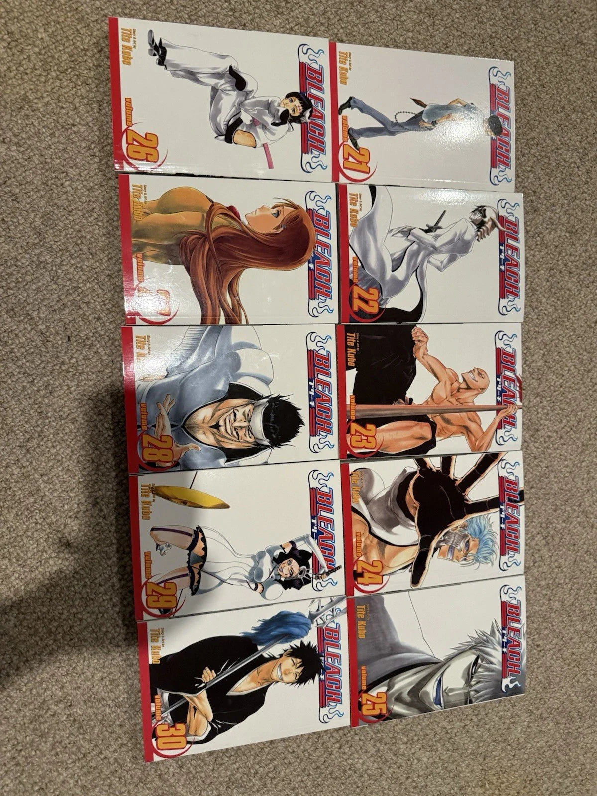 Bleach Manga by Tite Kubo Volumes 1-74 - Full/Loose Set  Story in English from Viz Media 🎁 Freebie: A free Manga Wall Poster