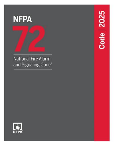 NFPA 72 National Fire Alarm and Signaling Code®, 2025 Paperback ISBN: 978-1455931521