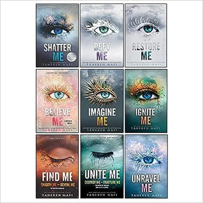 Shatter Me: The Complete 9-Book Box Set by Tahereh Mafi | Dystopian YA Romance Thriller (Paperback)